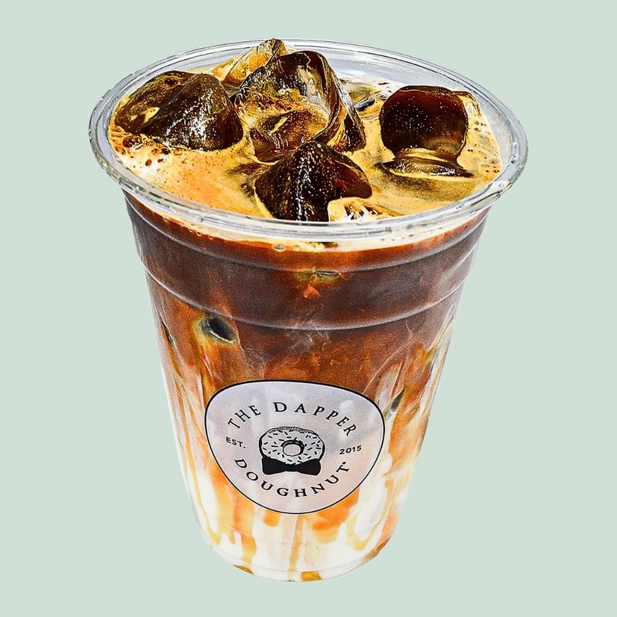 Espresso drinks and iced coffee from Dapper Doughnut