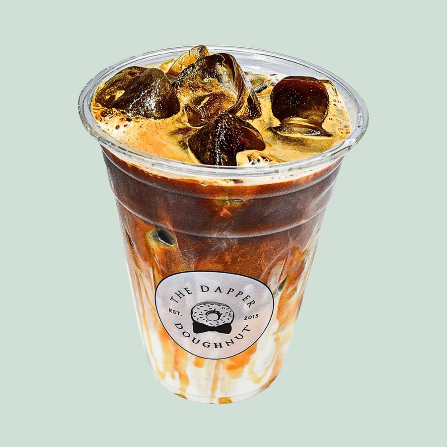 Iced Caramel Macchiato from Dapper Doughnut