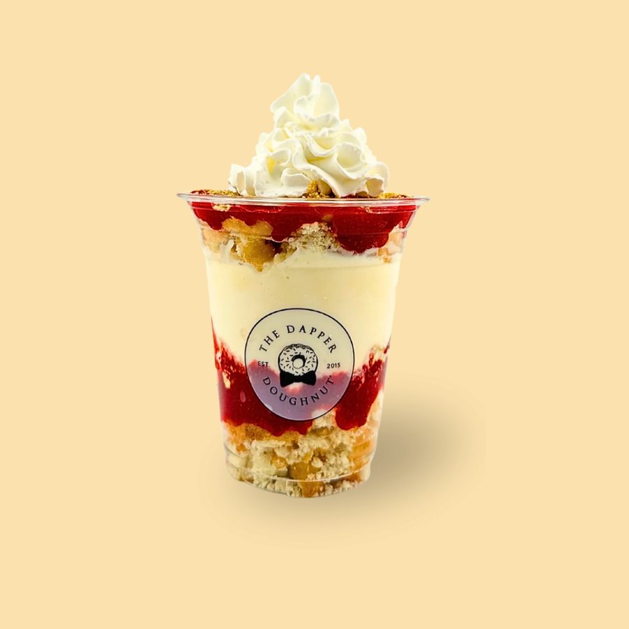 Strawberry Bella Parfait from Dapper Doughnut