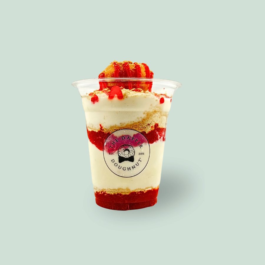 Strawberry Bella Sundae from Dapper Doughnut